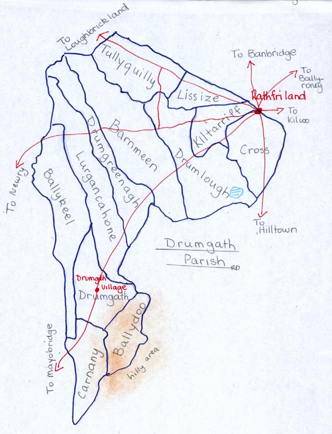 Townlands in Drumgath parish